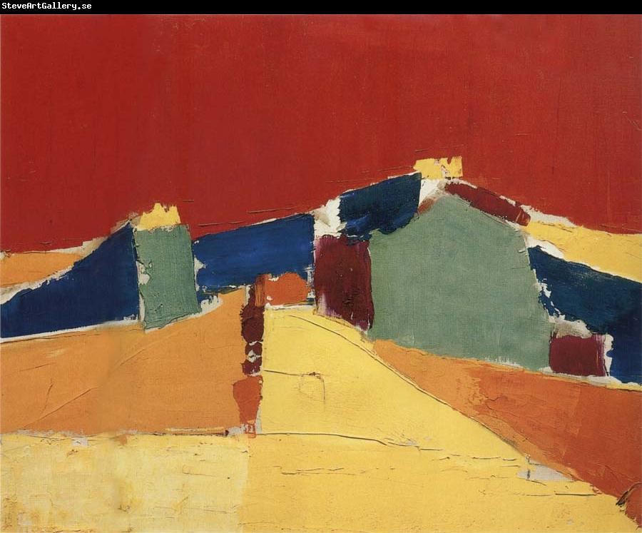 Nicolas de Stael Abstract Figure